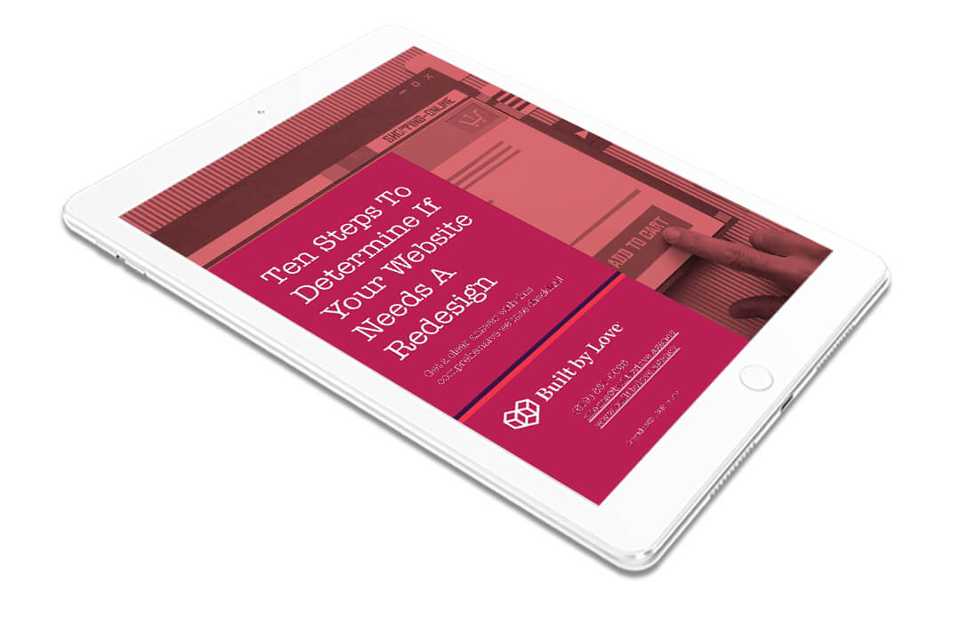 Website Redesign iPad